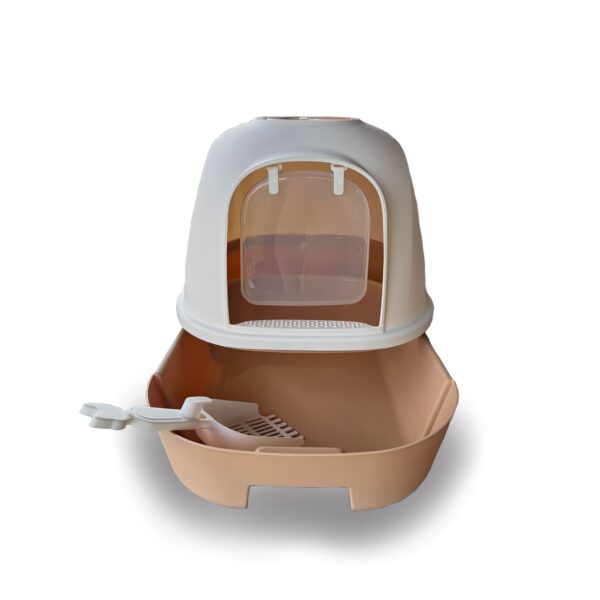 Котешка Тоалетна с Плъгзащо Дъно BEIGE - Image 3